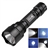 C2 CREE Q5 Rechargeable LED Flashlight with 1 Mode and 210 Lumens (Black) 
