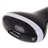 Cell Phone USB Car Charger Adapter with 70cm Length Retractable USB to Mini USB Cable (Black)