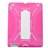 Cool Robot Style Hard Protective Back Case Cover with Stand for The new iPad (Pink & White)