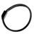 DAHOC Hair Style Magic Twist Hair Chignon Tool Flexible Plastic Ring for Hair Up (Black)
