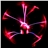 Desktop Magic Plasma Crystal Ball with Blue & Red Light for Costume Balls /Halloween /Decoration /Performances