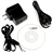Eazzzy Mini Surveillance Digital Video Voice Recorder Camcorder with Motion Detector & Foldable Gimballed Base (Black)