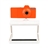 Eazzzy Mini Surveillance Digital Video Voice Recorder Camcorder with Motion Detector & Foldable Gimballed Base (Orange)