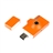 Eazzzy Mini Surveillance Digital Video Voice Recorder Camcorder with Motion Detector & Foldable Gimballed Base (Orange)