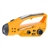 Fashionable Hand-winding Charge Solar Flashlight Radio with LED Blink Light (Yellow)