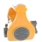 Fashionable Hand-winding Charge Solar Flashlight Radio with LED Blink Light (Yellow)