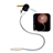 Flexible Aluminum Alloy USB Cooling Fan with Multicolor LED Light (Silver)