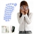 Foot Shaped Anti-slip Air Suction Holder (Translucent Blue)