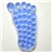 Foot Shaped Anti-slip Air Suction Holder (Translucent Blue)