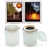 Frosted Glass Solar Jar Rechargeable LED Light