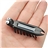 Funny Solar-powered Multiped Crawling Insect Toy (Black) 