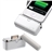 Funpower P02 2000mAh Emergency Mobile Power Portable External Battery for iPod iPhone (White)