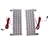 HS-51025A DC 12V High-Brightness LED Strobe Light with Blue Light - 2 pcs/set