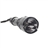 HS-801 Cree R2-WC 2-Mode 230-Lumen LED Flashlight Torch with White Light (Black)