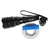 HS-801 Cree R2-WC 2-Mode 230-Lumen LED Flashlight Torch with White Light (Black)