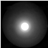 HS-801 Cree R2-WC 2-Mode 230-Lumen LED Flashlight Torch with White Light (Black)