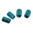Hexagonal Alloy Car Tire Valve Cap 4-piece Set (Green)