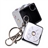 High Class Portable Diamond Setting Dice Ashtray with Keychain (Silver)