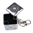 High Class Portable Diamond Setting Dice Ashtray with Keychain (Silver)