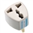 High-Quality Universal UK Travel Power Adapter Converter - 3 Flat Pin (White) 