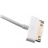 High-quality UK Plug Wired Travel Charger for iPhone /iPad /iPod (White)