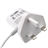 High-quality UK Plug Wired Travel Charger for iPhone /iPad /iPod (White)