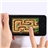 JXD A16 4.3" Sensitive Touch Screen Handheld Video Game Console with Press Key - 8GB (Black)