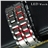 Japanese Style Red LED Watch for Woman Wrist Watch (Silver)