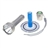 M8 Cree R2-WC 250-Lumen LED Flashlight Torch with White Light (Silver)