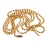 Metal Bead Chain for USB Flash Drive (Golden)