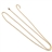 Metal Bead Chain for USB Flash Drive (Golden)