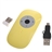 Mini 2.4G Wireless Smart Mouse with Red Laser Beam Presentation Controller (Yellow)