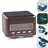 Mini Multifunctional Speaker with Radio & LED Flashlight & TF Card /USB Slot & 3.5 Audio Jack (Brown)