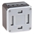 Mini Multifunctional Speaker with Radio & LED Flashlight & TF Card /USB Slot & 3.5 Audio Jack (Brown)