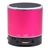 Mini Type Rechargeable Digital Media Speaker with FM Radio & TF/USB Slots & 3.5mm Audio Jack (Rose Red)