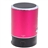 Mini Type Rechargeable Digital Media Speaker with FM Radio & TF/USB Slots & 3.5mm Audio Jack (Rose Red)