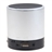 Mini Type Rechargeable Digital Media Speaker with FM Radio & TF/USB Slots & 3.5mm Audio Jack (Silver)
