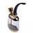 Multi-functional Smoking Water Pipe Hookah Tobacco Filter (Golden)