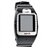 N800 One SIM Quad Band 1.3-inch Touch Screen Watch Cellphone with Silicone Band/Camera /Bluetooth /FM /MP3 /MP4 (Black)