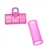 Pink Clip-on Hair Curler for Modern Hairstyle (3pcs/set)