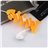 Portable Fish-bone Shaped Silicone Rubber Earphone Cord Winder - 5pcs/set (Black & Blue & Green & Orange & Pink)