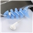 Portable Fish-bone Shaped Silicone Rubber Earphone Cord Winder - 5pcs/set (Black & Blue & Green & Orange & Pink)