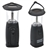 Portable Solar Powered /Hand-cranked Dynamo 2-Mode 6 LED Camping Lantern Lamp (Black) 