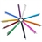 Portable Stylus Touch Pen with Protective Silica Gel Cover for iPhone iPad iPod - 10 pcs/set 