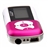 Rechargeable 1.2 Inch Screen 2G Mini MP3 Player with Earphone & 4G Expansion Memory (White & Purple)