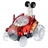 Rechargeable Remote Control Stunting Car Toy with Music and Bright Light