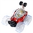  Rechargeable Remote Control Stunting Car Toy with Music and Bright Light (Red)