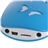 Rechargeable Stereo Media Speaker with FM Radio & 3.5mm Micro SD / TF Slots (White & Blue)