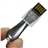 SSK E7 SFD206 Water-drop Style Metal Waterproof 4GB USB 2.0 Flash Drive U-disk with Key Ring (Silver)