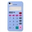 Silicone Case with Calculator Shape for iPhone 4 (Blue)